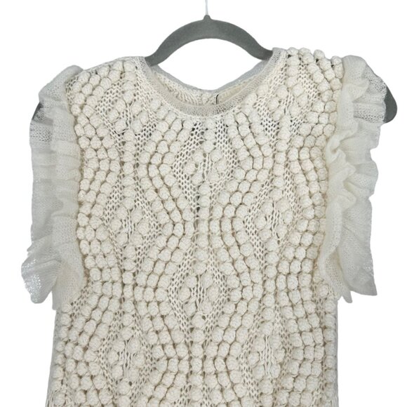 NWT Ulla Johnson Joelle Petite Handmade Alpaca/Wool Blend Knit Dress - Picture 4 of 12